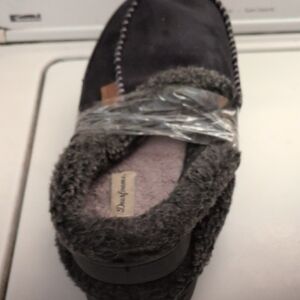 DearFoam  Charcoal Slip-On Loafers